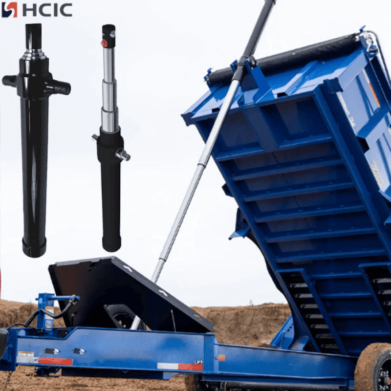 أسطوانة هيدروليكية تلسكوبية متعددة المراحل