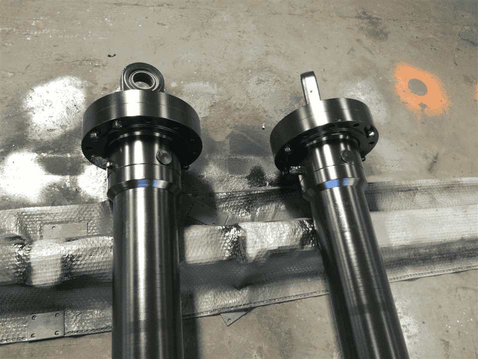 أسطوانة ونش رافعة المقطورة (4 بوصة × 2 بوصة × 48 بوصة)